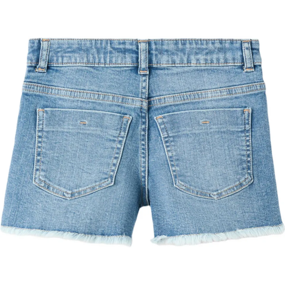 Mango jeansshorts medium blue denim, foto 2