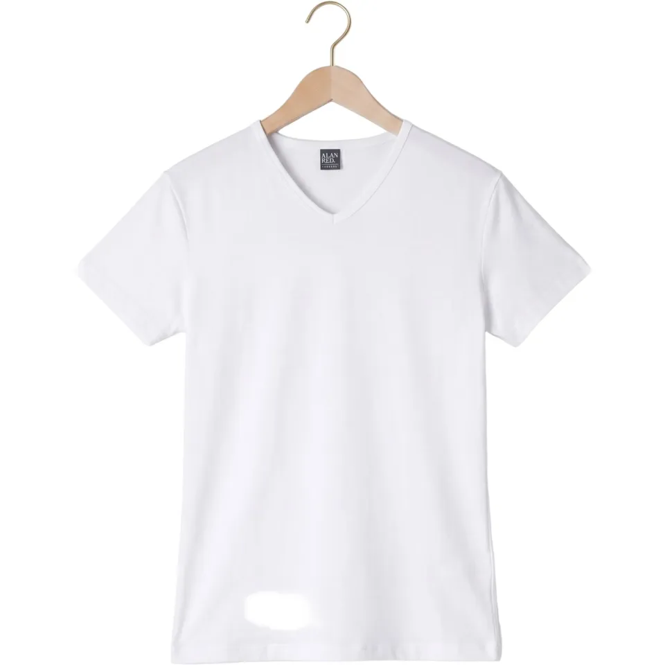 Alan Red Heren Polo's & T-shirts 6681 Oklahoma - Wit, foto 2
