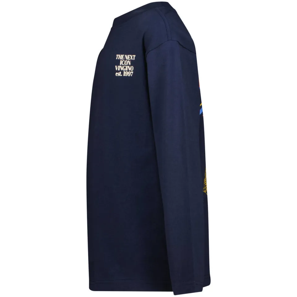 Vingino Heyli oversized longsleeve donkerblauw, foto 3
