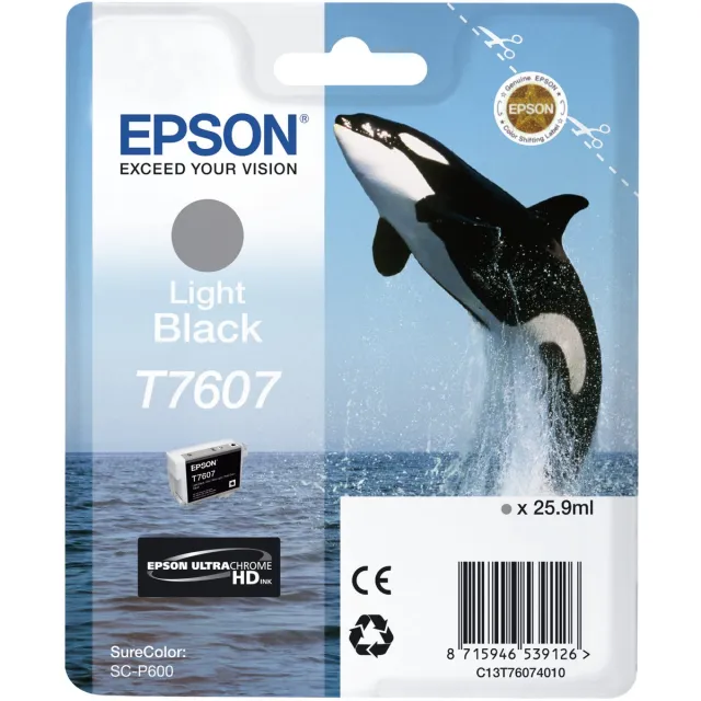 Epson T7607, Licht Zwart (Orka)