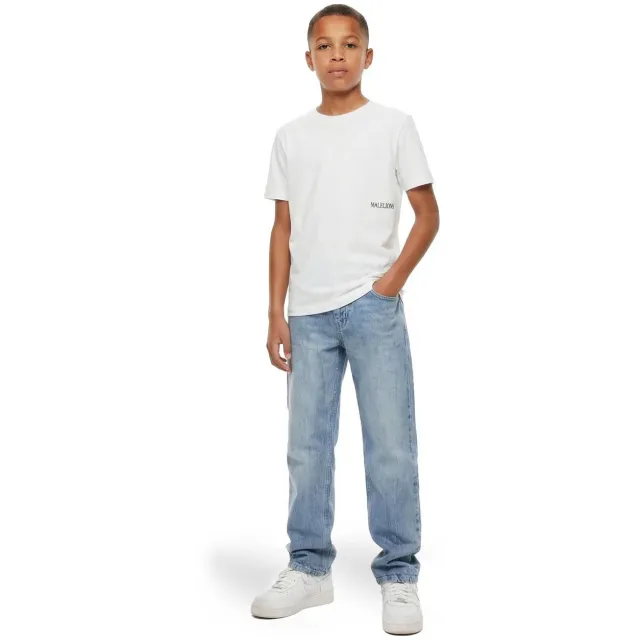 Malelions T-shirt met backprint wit