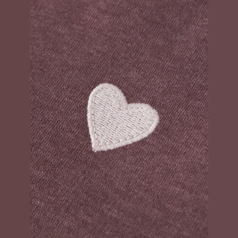 NAME IT MINI rechtvallende sweater met borduursels - roodbruin, foto 3
