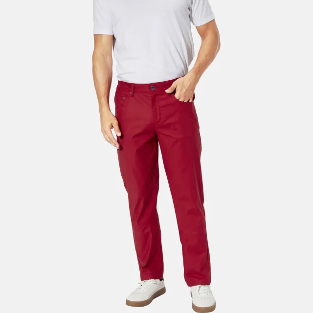 Babista Regular Fit broek rood