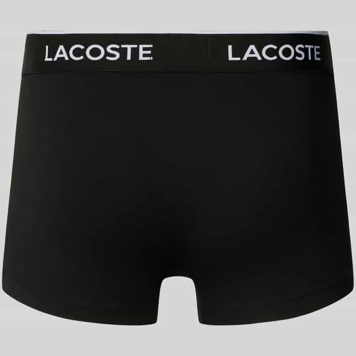 Lacoste Trunk boxershorts zwart 3-pack, foto 4