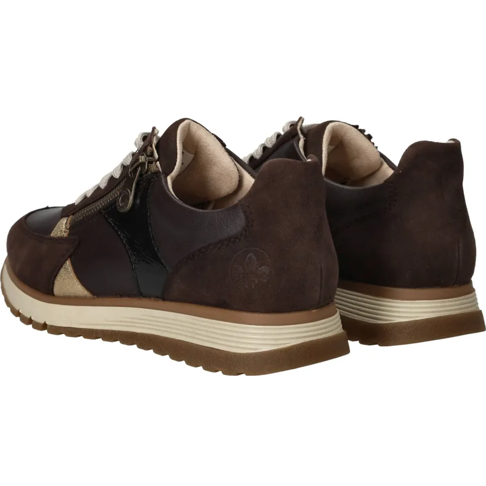 Rieker sneaker middelbruin, foto 5
