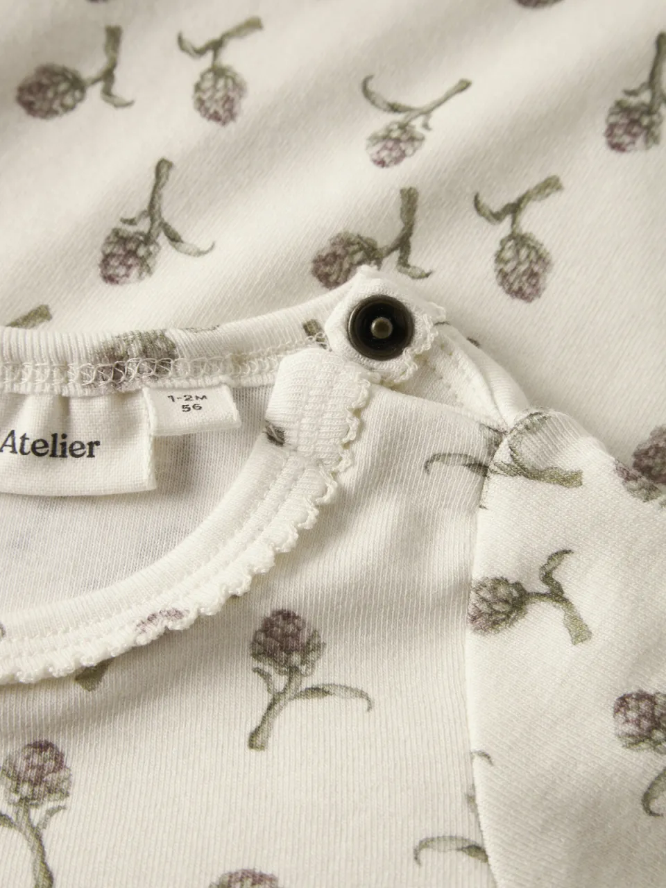 Lil' Atelier romper ecru met bloemenprint, foto 7