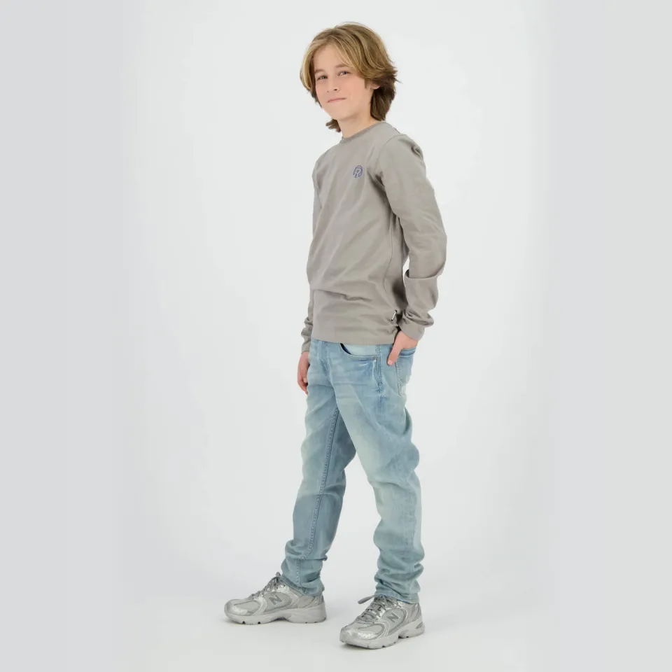 Raizzed Hame longsleeve met backprint grijs, foto 5
