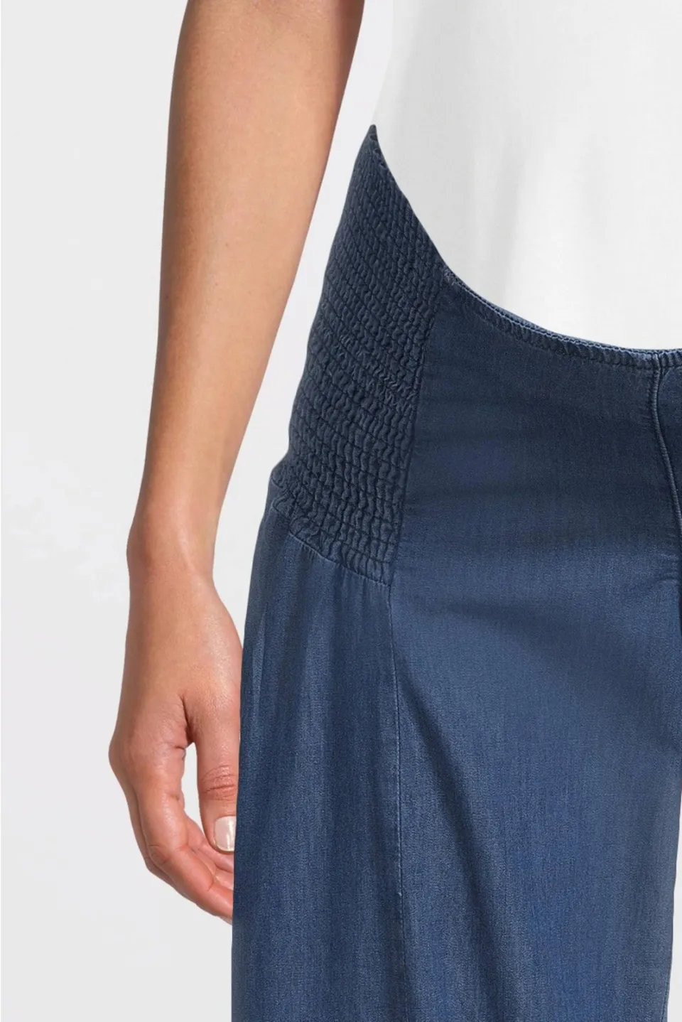 LOVE2WAIT high waist zwangerschapsbroek lichtblauw light blue denim, foto 6