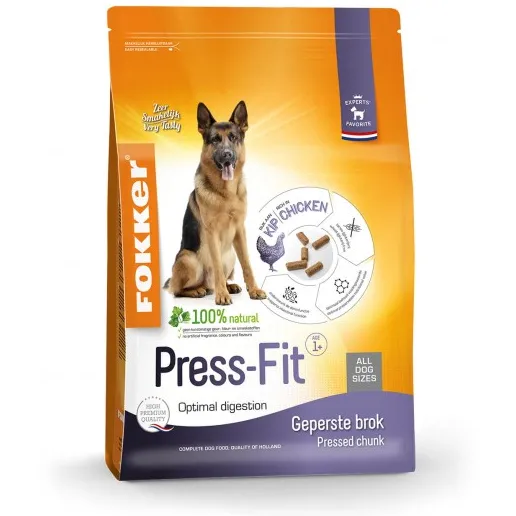 Fokker Press-Fit hondenvoer 13 kg