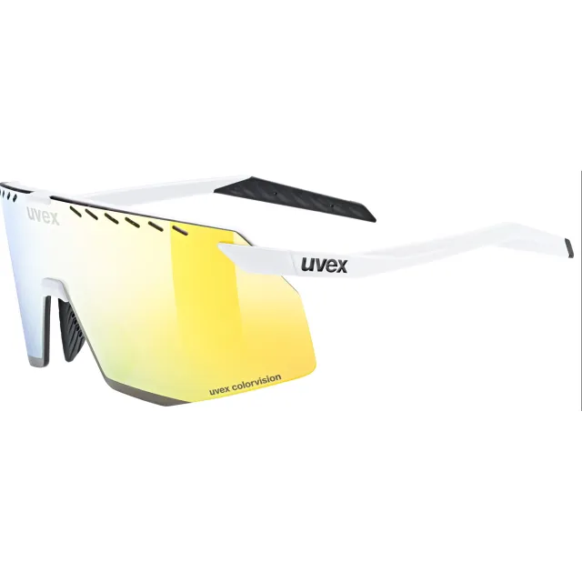Uvex Fietssportbril pace stage CV 2027 Wit/Geel
