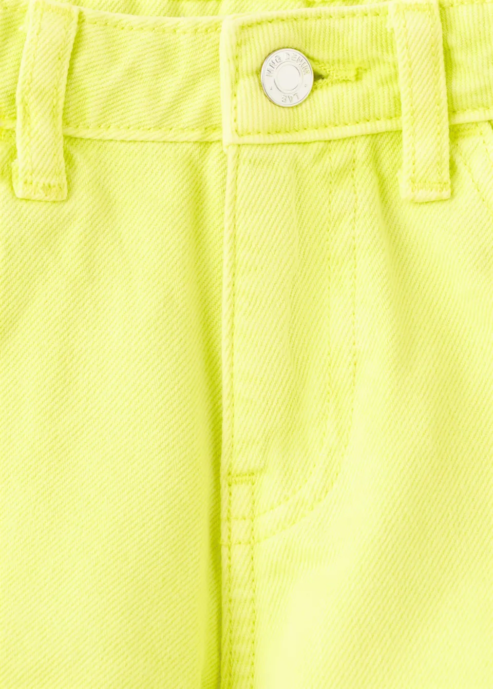 Mango Kids denimshort geel, foto 5