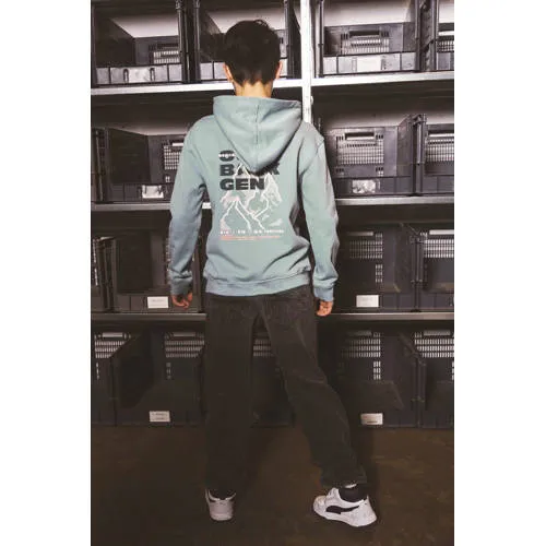 TYGO & vito NextGen hoodie met backprint - lichtblauw, foto 5