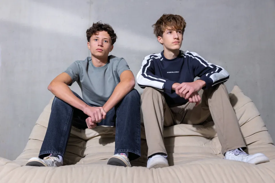 Rellix oversized T-shirt grijsgroen