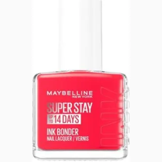 Maybelline New York SuperStay Ink Bonder nagellak 490 Hot Salsa rood, foto 3