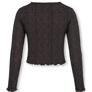 Only glitter top zwart, foto 2