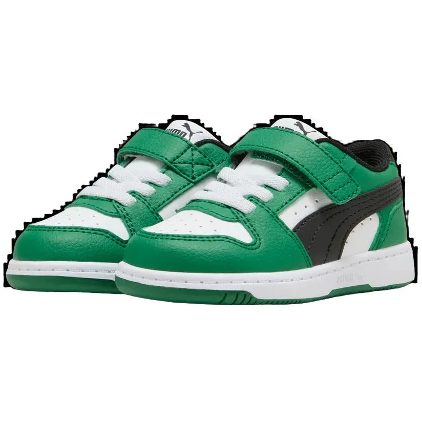 Puma Rebound Slam Low sneakers groen zwart, foto 4