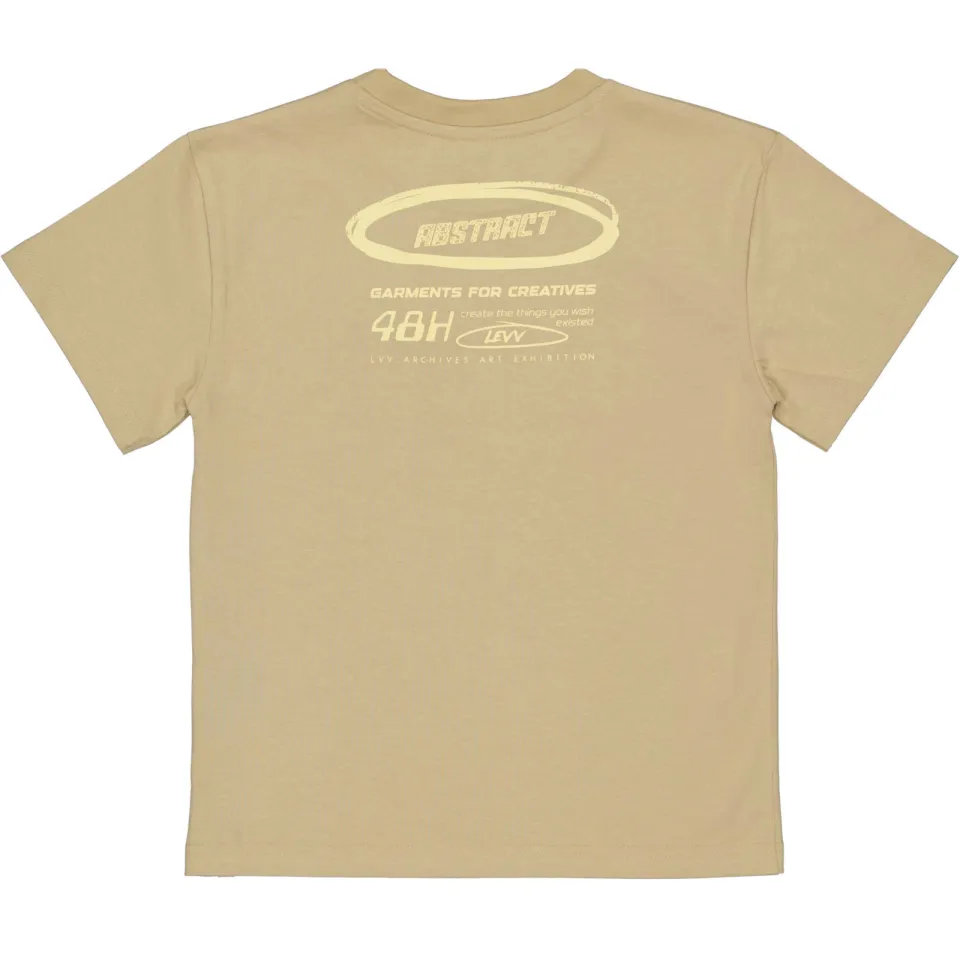 Levv Little t-shirt met backprint zand, foto 4