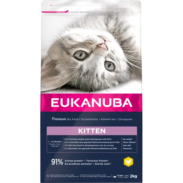 Eukanuba kattenvoer droog kitten kip