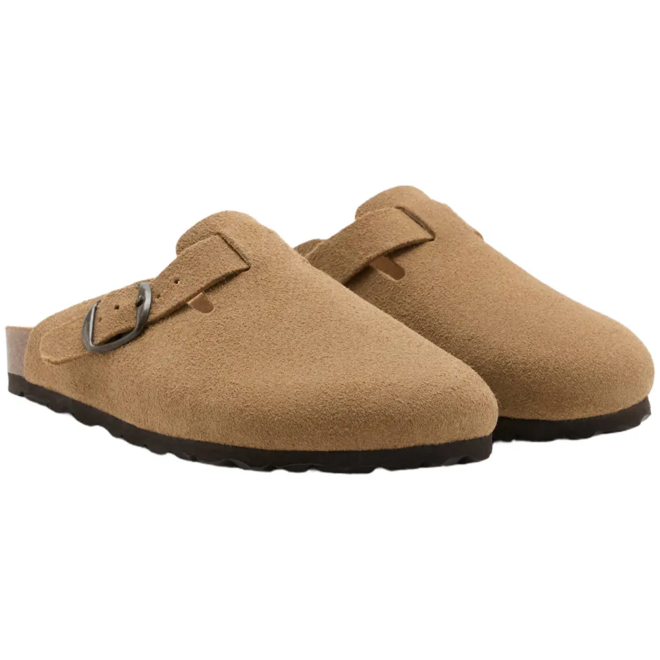 Mango Kids leren klompen camel, foto 2