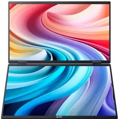 Acer PD163QT draagbare touch monitor zwart, foto 3