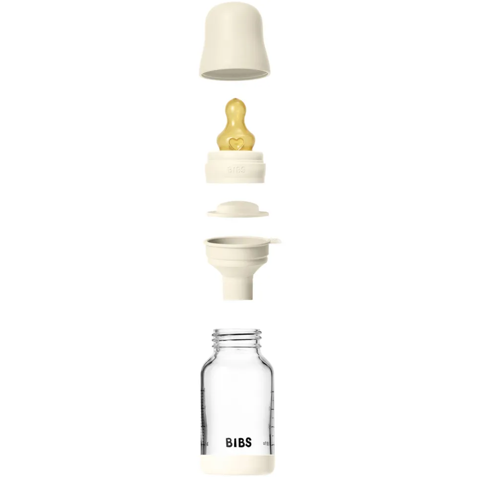 Bibs glazen babyfles ivory, foto 6