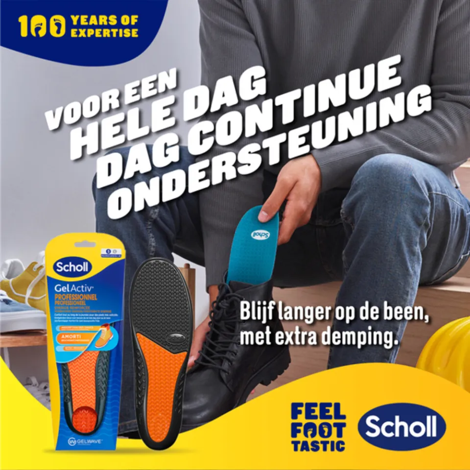 Dr. Scholl's GelActiv Inlegzolen Work & Boot Small-40.5 1 paar, foto 2