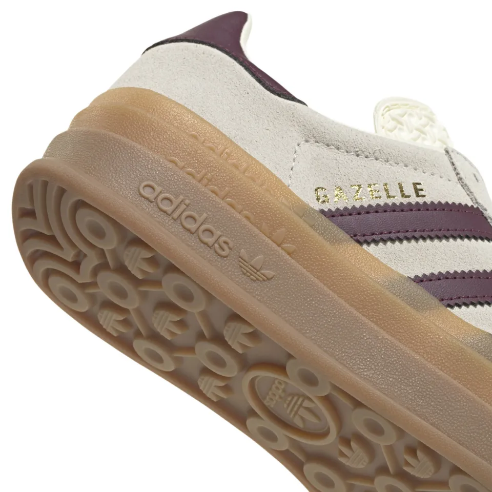 Adidas Originals Gazelle Bold leren sneakers - crème/bordeaux, foto 7