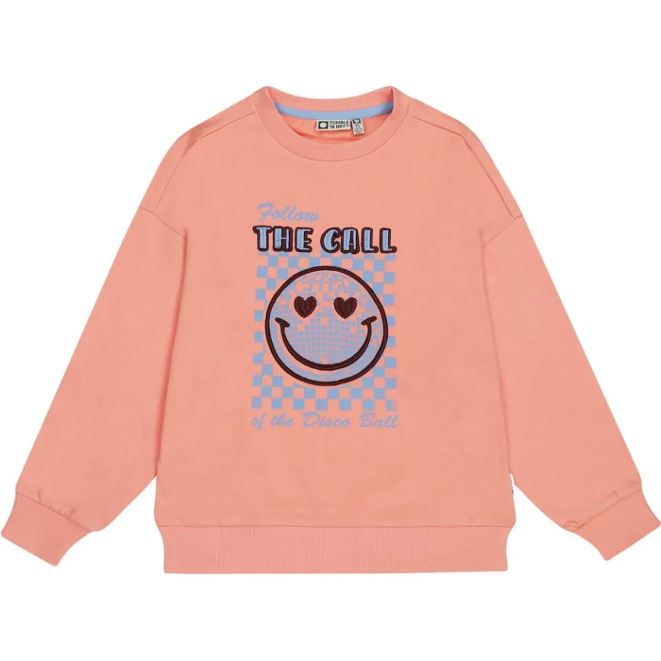 Tumble 'n Dry sweater met print - zalm, foto 2