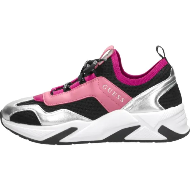 Guess Geniver 2 lage sneakers zwart, foto 2