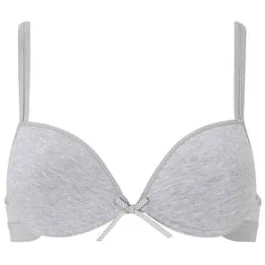 Boobs & Bloomers voorgevormde tienerbh grijs melange