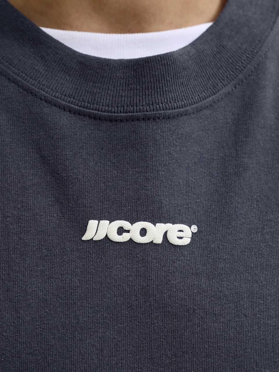 Jack & Jones t-shirt met backprint donkerblauw, foto 6