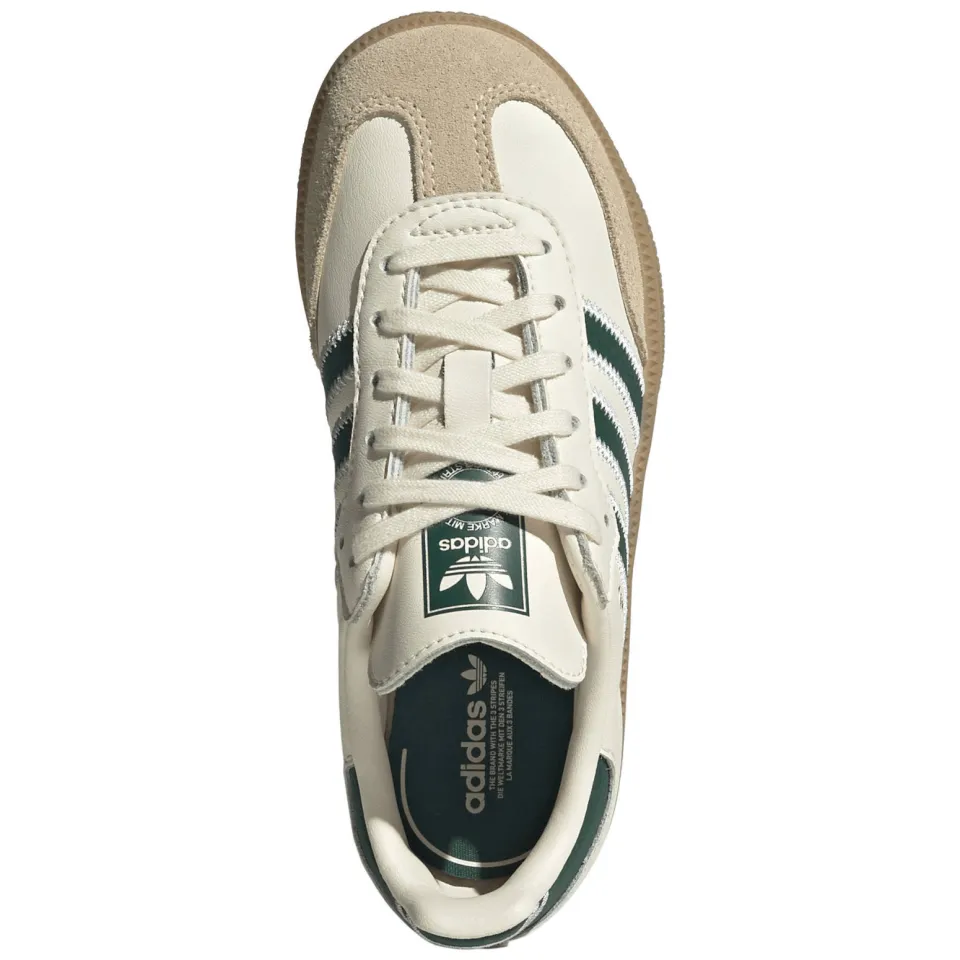 Adidas Originals Samba OG leren sneakers - ecru/groen, foto 6
