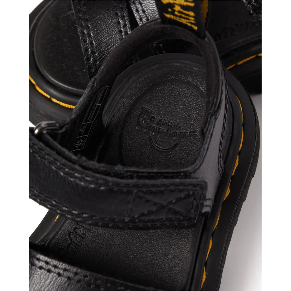 Dr. Martens Klaire T leren sandalen zwart, foto 6