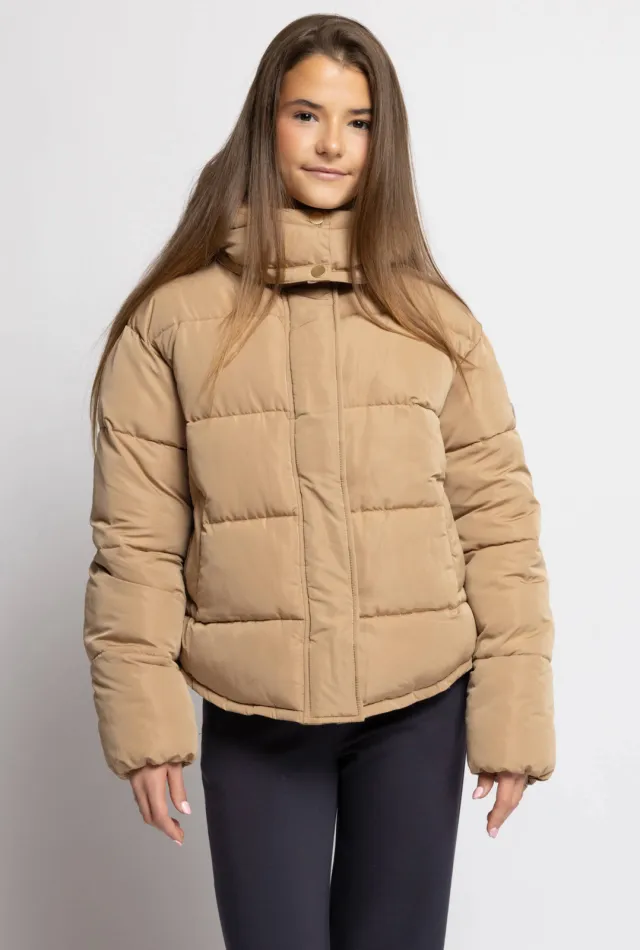 LOOXS 10sixteen quilted winterjas camel, foto 8