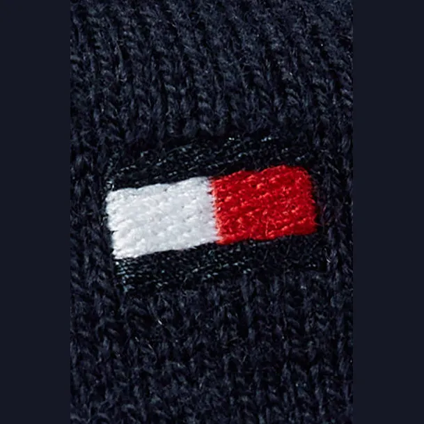 Tommy Hilfiger gebreide trui met kasjmier - donkerblauw, foto 5