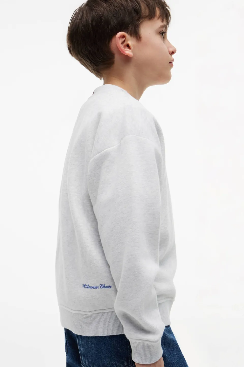 Tommy Hilfiger sweater met print - lichtgrijs, foto 5