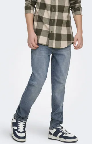 Only & Sons JUNIOR slimfit jeans blue grey denim, foto 2