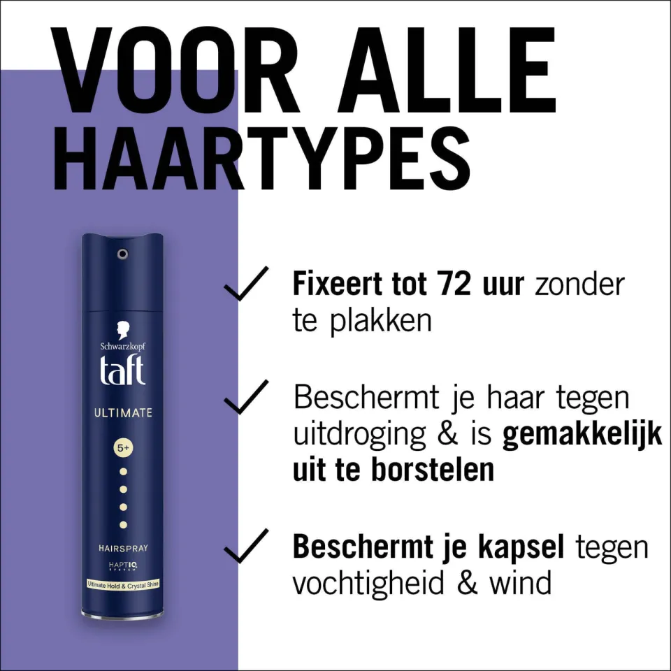 Schwarzkopf Taft Ultimate haarspray - voordeelverpakking - 6 x 250 ml, foto 5