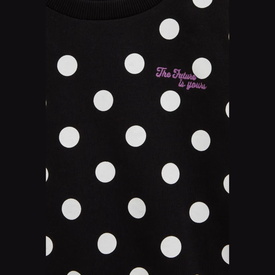 WE Fashion sweater met stippen - zwart/wit, foto 7