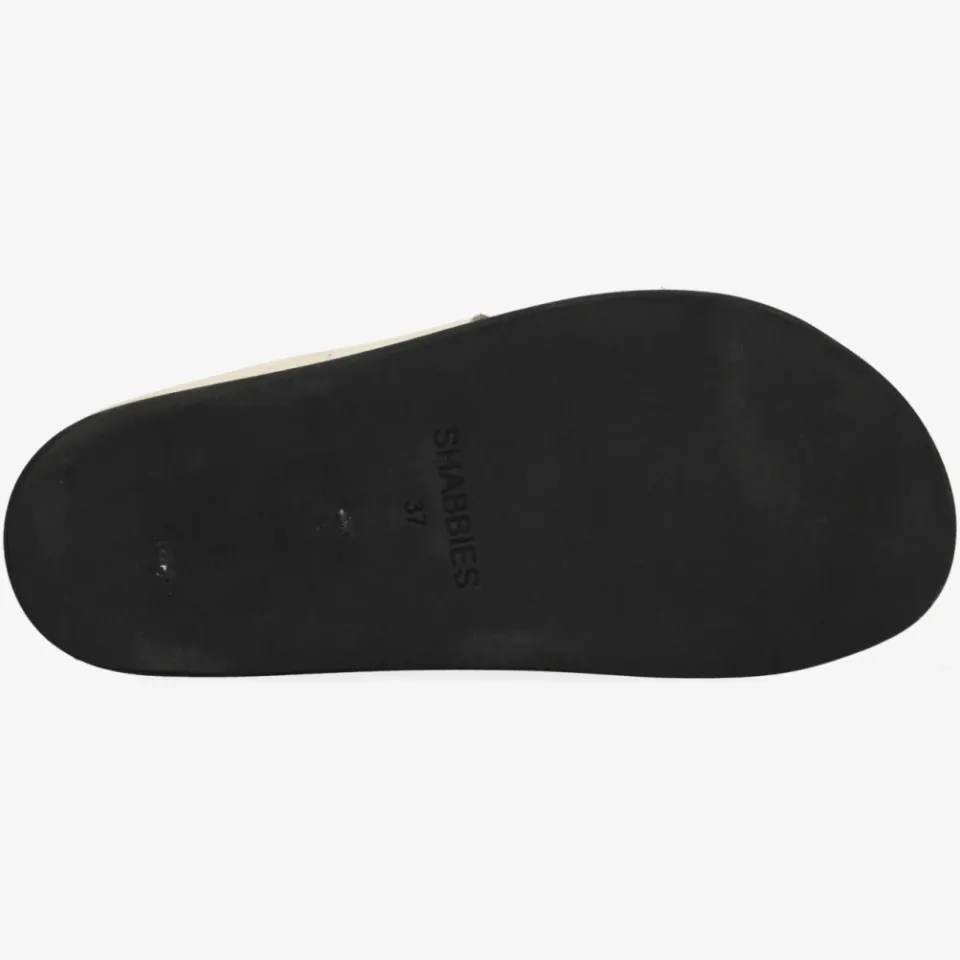 Shabbies Amsterdam Inga Close slipper Leer Gebroken wit, foto 5
