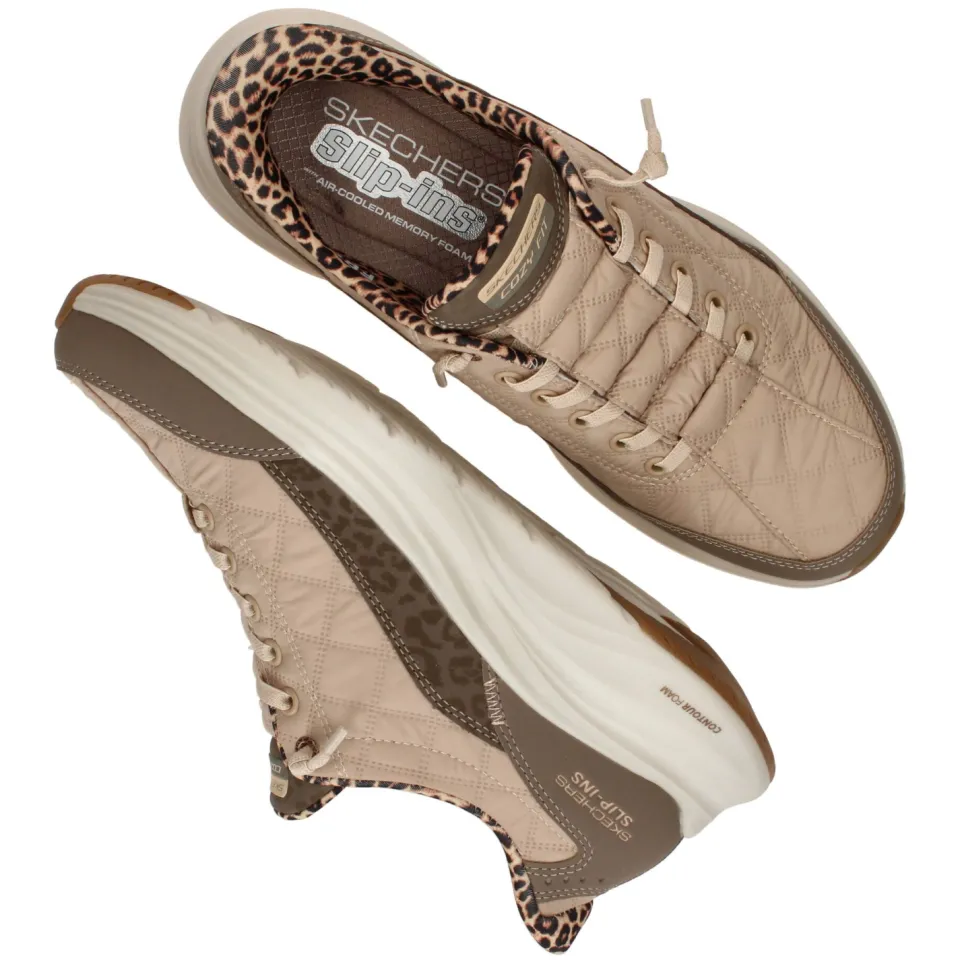 Skechers Slip-Ins Contour Foam Sneakers Jongens Beige, foto 5