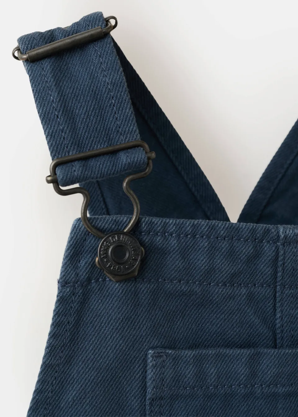 Mango denim tuinbroek donkerblauw, foto 7