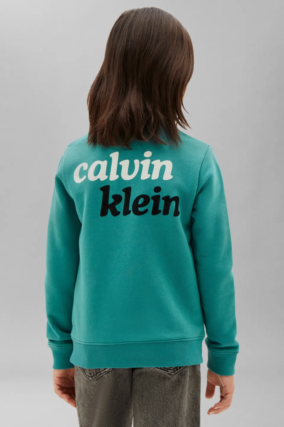 Calvin Klein sweater met backprint - groen, foto 3