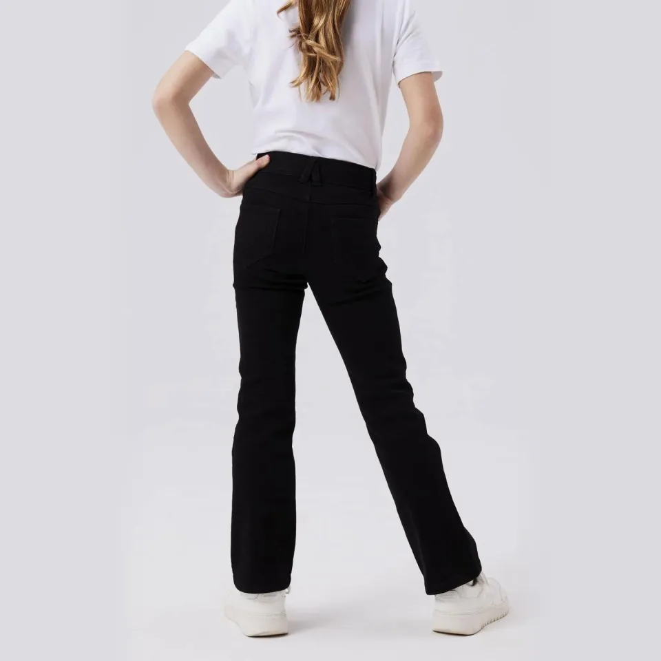 NAME IT KIDS bootcut fit jeans NKFPOLLY black denim, foto 3
