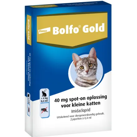 Bolfo Gold vlooiendruppels kat