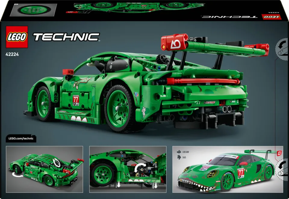 Lego Technic Porsche 911 GT3 R REXY AO Racing auto 42224, foto 2