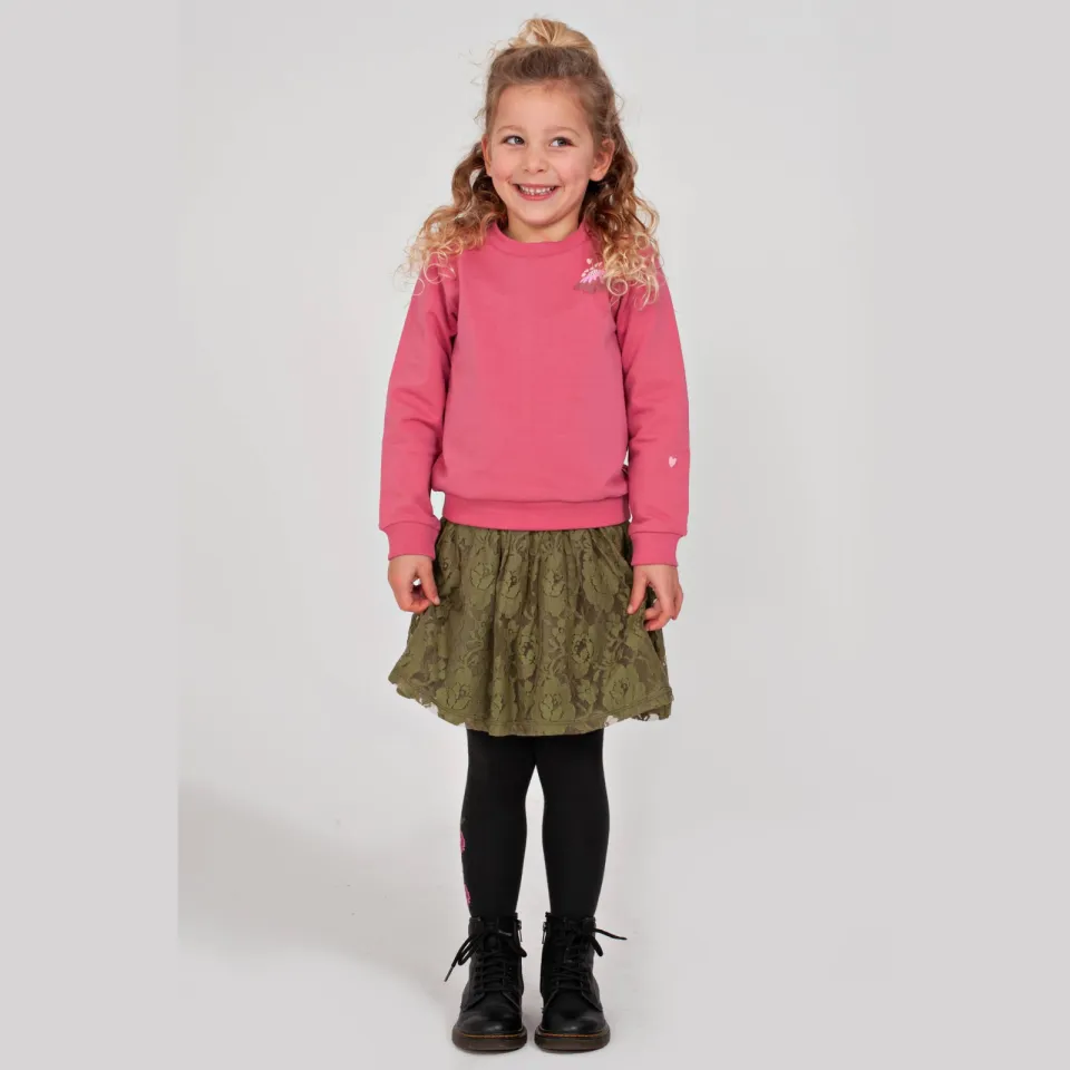 Jubel oversized sweater Moon Flowers roze, foto 4