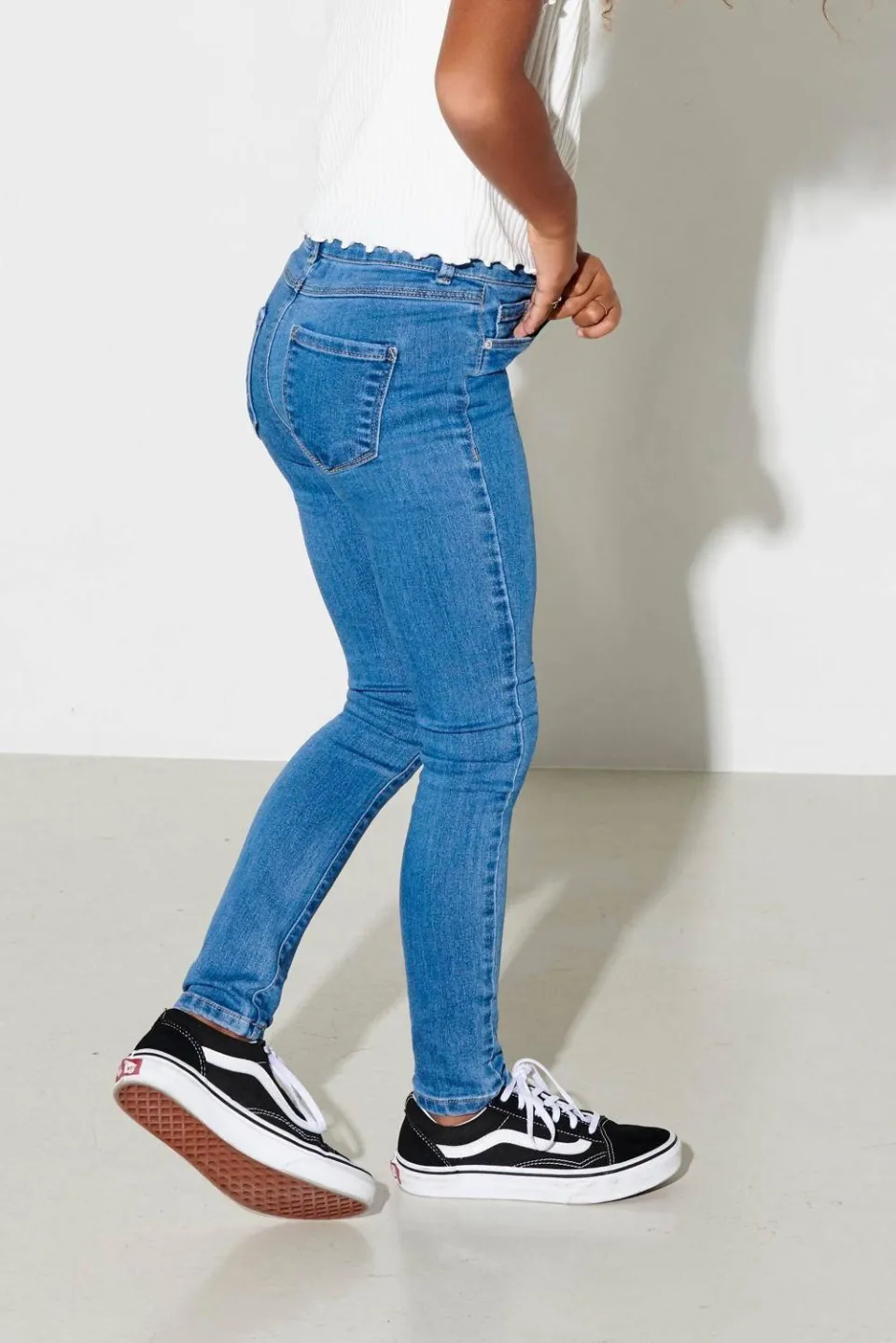 KIDS ONLY high waist skinny jeans KONRAIN stonewashed, foto 5