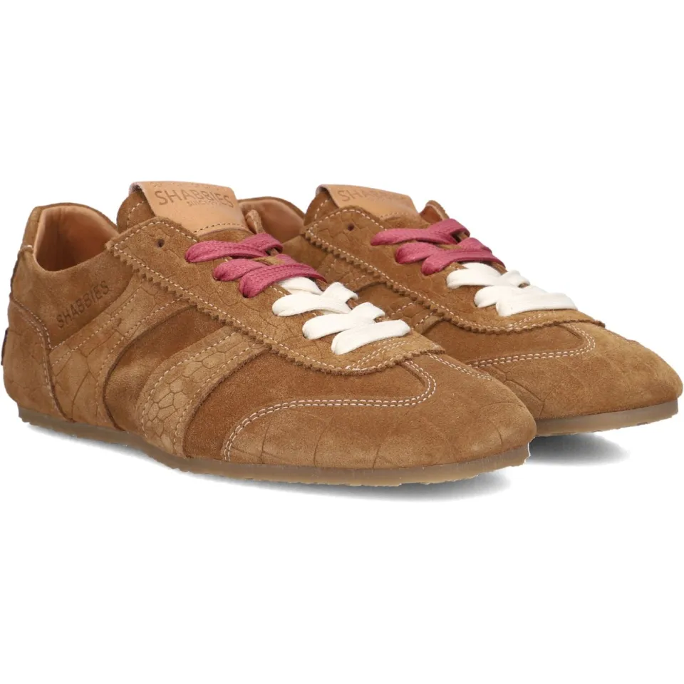 Shabbies Amsterdam Ciska Base sneaker cognac, foto 5