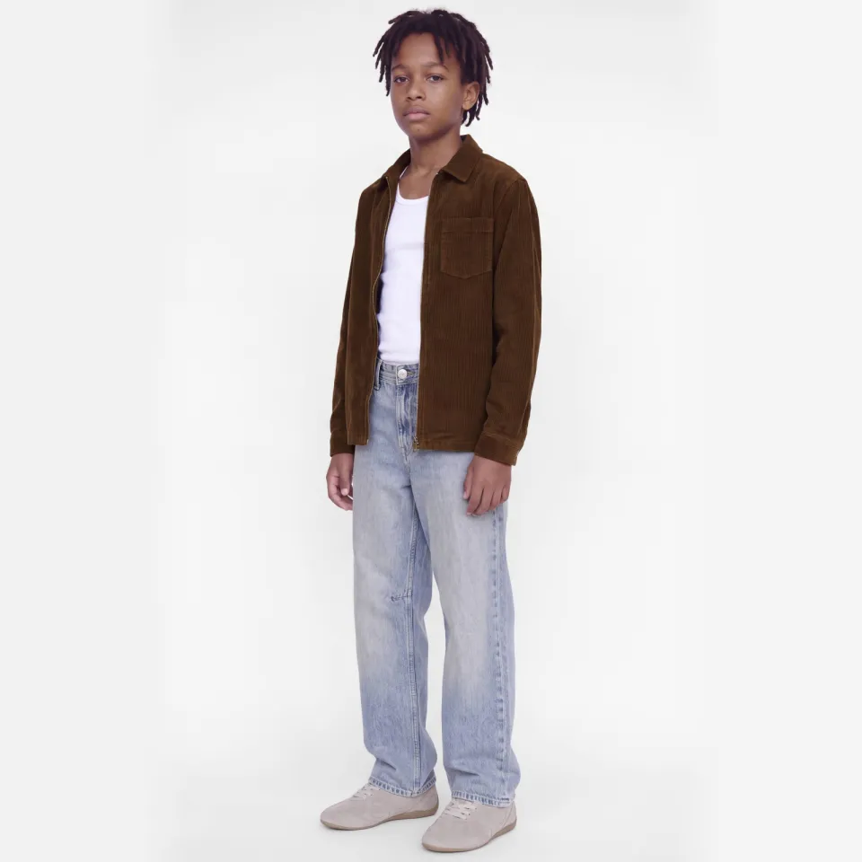 Jack & Jones JUNIOR corduroy overhemd - bruin, foto 5